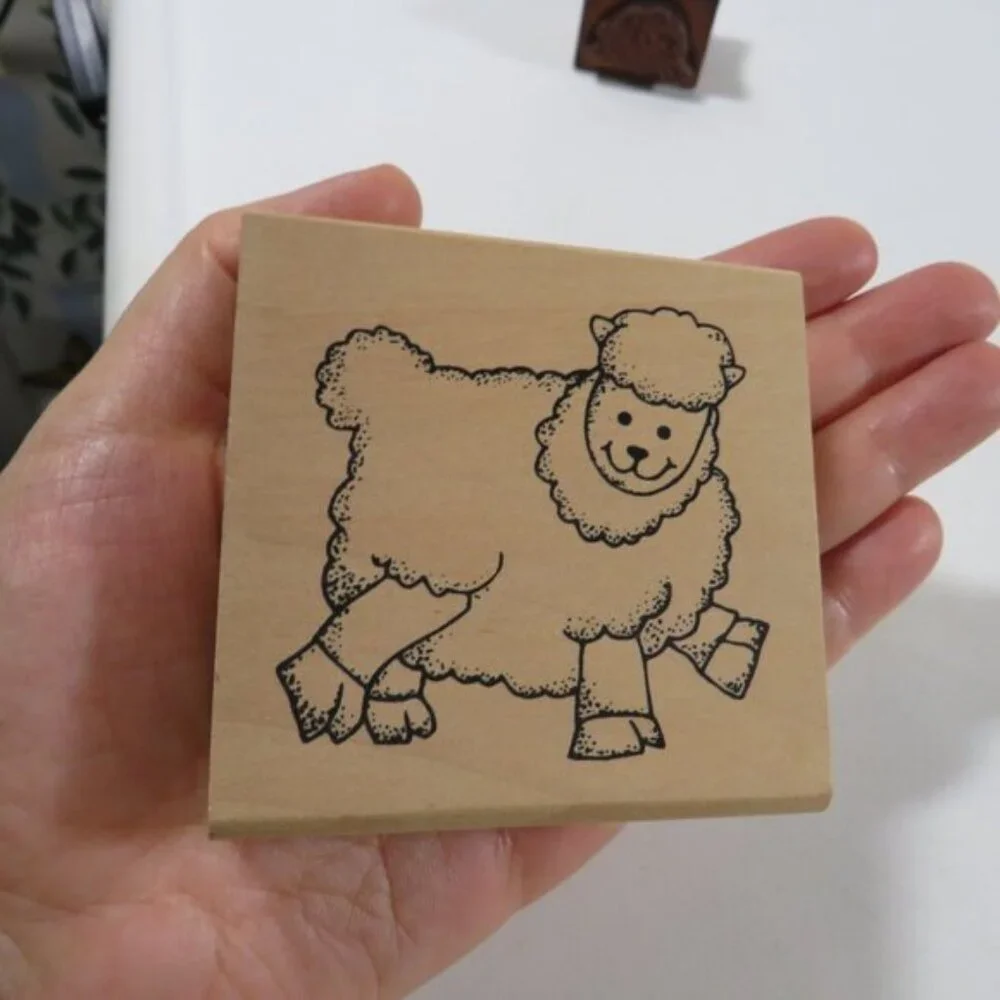 Rubber Stamps sheep rubber